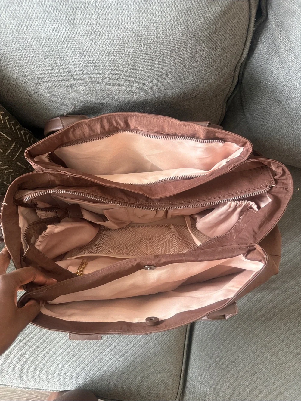 Poppy & Peonies Daily Tote Espresso